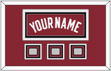 Miami Name & 3 Finals Patches - Alternate Red (2009-2017) - Triple Mat 4