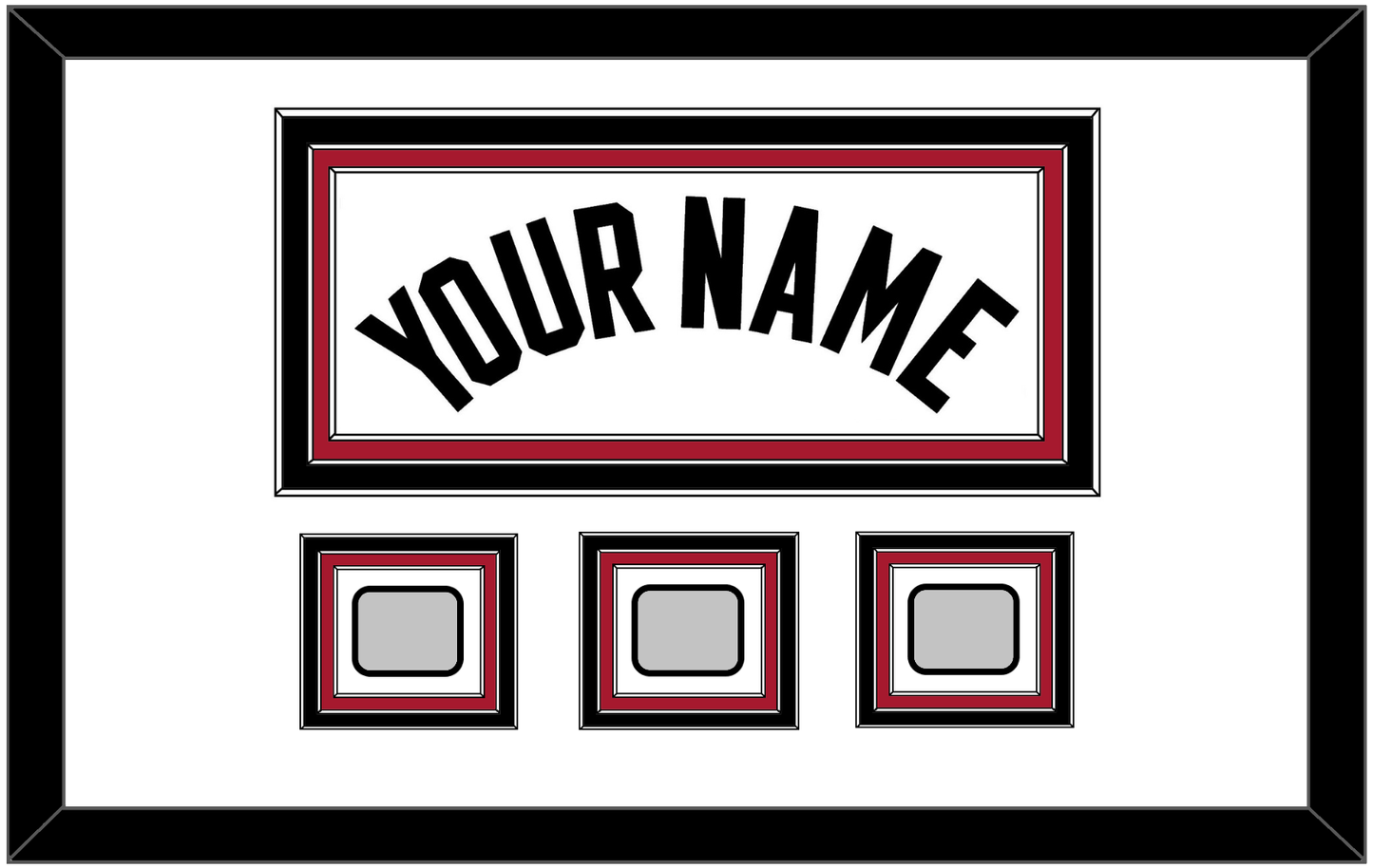 Miami Name & 3 Finals Patches - Home White (1999-2008) - Premier Tier 1