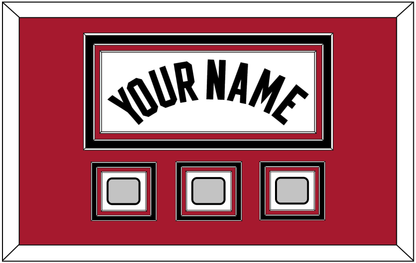 Miami Name & 3 Finals Patches - Home White (1999-2008) - Premier Tier 2