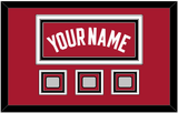 Miami Name & 3 Finals Patches - Alternate Red (2001-2008) - Triple Mat 4