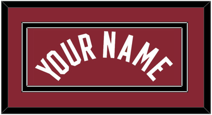 Miami Name - Red Statement - Signature Tier 3
