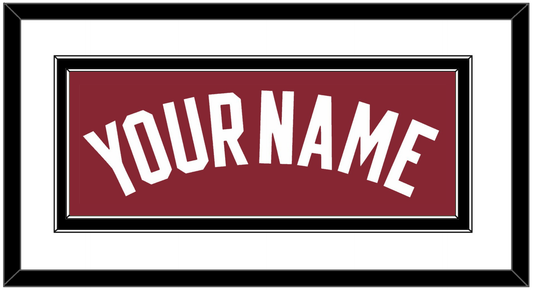 Miami Name - Alternate Red (2009-2017) - Signature Tier 1