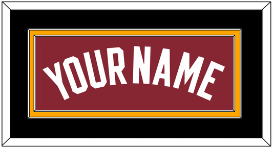 Miami Name - Alternate Red (2009-2017) - Signature Tier 2
