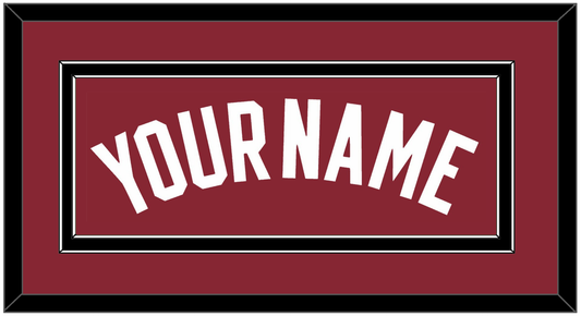 Miami Name - Alternate Red (2009-2017) - Signature Tier 3