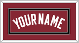 Miami Name - Alternate Red (2009-2017) - Double Mat 3