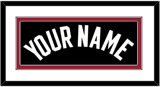 Miami Name - Road Black (1999-2008) - Signature Tier 1