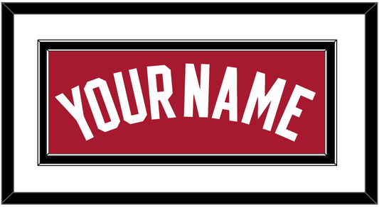 Miami Name - Alternate Red (2001-2008) - Signature Tier 1