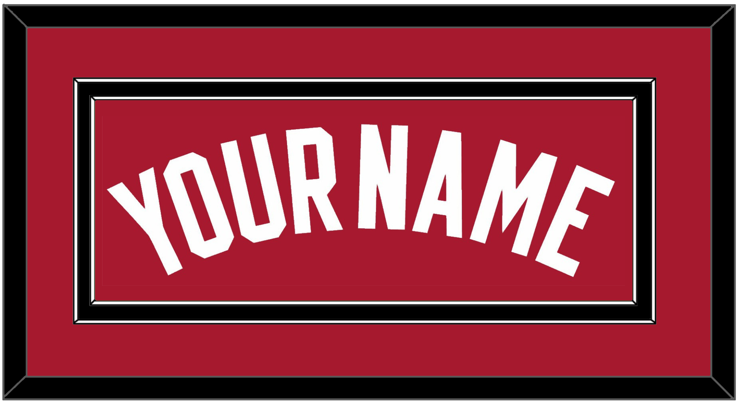 Miami Name - Alternate Red (2001-2008) - Signature Tier 2