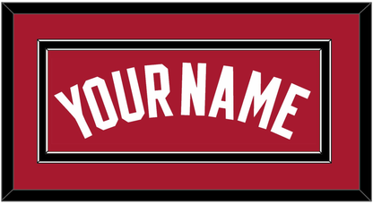 Miami Name - Alternate Red (2001-2008) - Signature Tier 2