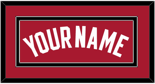 Miami Name - Alternate Red (2001-2008) - Signature Tier 2