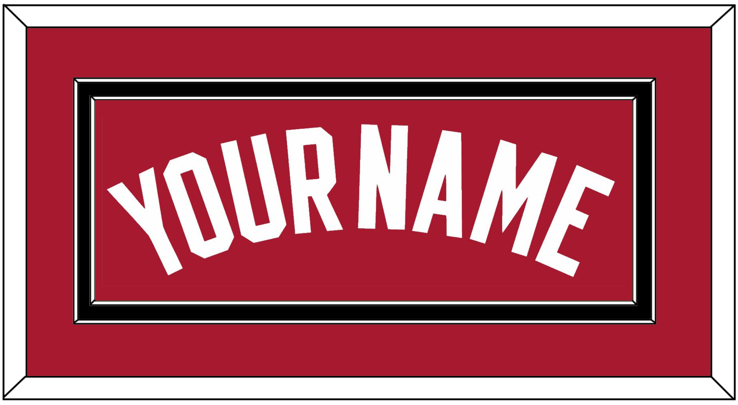 Miami Name - Alternate Red (2001-2008) - Signature Tier 2