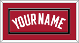 Miami Name - Alternate Red (2001-2008) - Double Mat 2