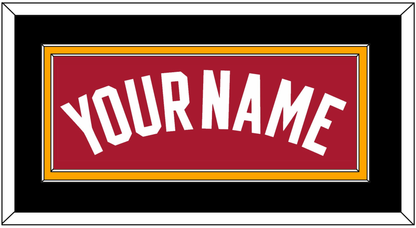 Miami Name - Alternate Red (2001-2008) - Signature Tier 3