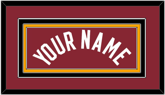 Miami Name - Red Statement - Premier Tier 3