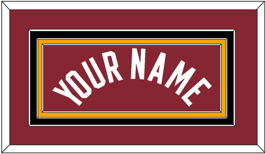 Miami Name - Red Statement - Premier Tier 3