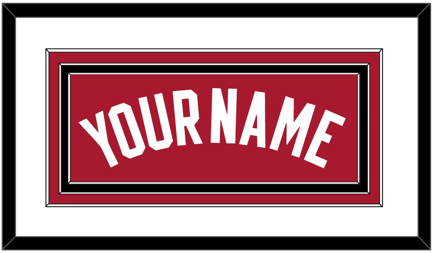 Miami Name - Alternate Red (2001-2008) - Premier Tier 1