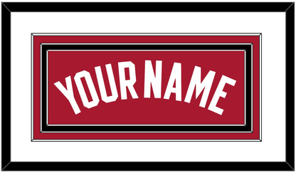 Miami Name - Alternate Red (2001-2008) - Premier Tier 1