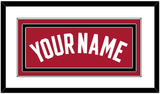 Miami Name - Alternate Red (2001-2008) - Triple Mat 1
