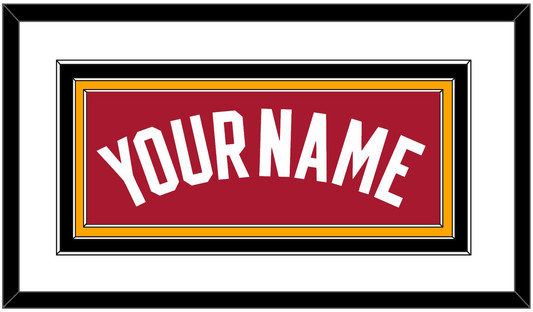 Miami Name - Alternate Red (2001-2008) - Premier Tier 2