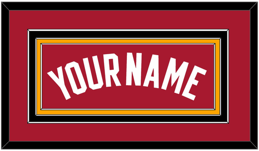 Miami Name - Alternate Red (2001-2008) - Premier Tier 4