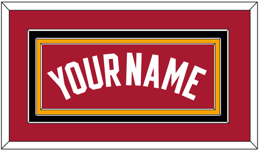 Miami Name - Alternate Red (2001-2008) - Premier Tier 4