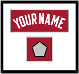 Miami Name & Finals Patch - Alternate Red (2001-2008) - Single Mat 1