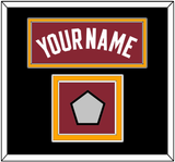 Miami Name & Finals Patch - Alternate Red (2009-2017) - Double Mat 2