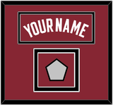 Miami Name & Finals Patch - Alternate Red (2009-2017) - Double Mat 3