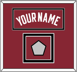 Miami Name & Finals Patch - Alternate Red (2009-2017) - Double Mat 3