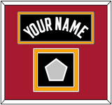 Miami Name & Finals Patch - Road Black (1999-2008) - Double Mat 3