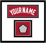 Miami Name & Finals Patch - Alternate Red (2001-2008) - Double Mat 1