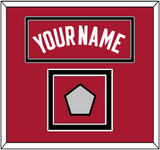 Miami Name & Finals Patch - Alternate Red (2001-2008) - Double Mat 3