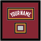 Miami Name & Finals Patch - Alternate Red (2009-2017) - Triple Mat 3