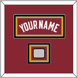 Miami Name & Finals Patch - Alternate Red (2009-2017) - Triple Mat 3
