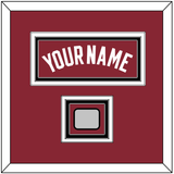 Miami Name & Finals Patch - Alternate Red (2009-2017) - Triple Mat 4