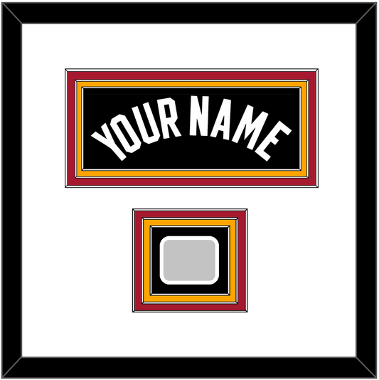 Miami Name & Finals Patch - Road Black (1999-2008) - Premier Tier 2