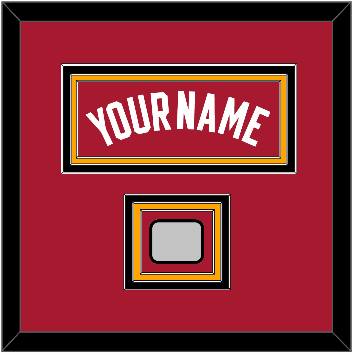Miami Name & Finals Patch - Alternate Red (2001-2008) - Premier Tier 3