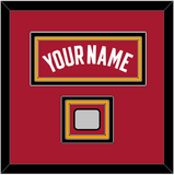 Miami Name & Finals Patch - Alternate Red (2001-2008) - Triple Mat 3