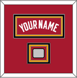 Miami Name & Finals Patch - Alternate Red (2001-2008) - Triple Mat 3