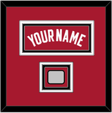 Miami Name & Finals Patch - Alternate Red (2001-2008) - Triple Mat 4