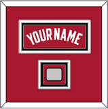 Miami Name & Finals Patch - Alternate Red (2001-2008) - Triple Mat 4