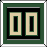 Milwaukee Number - Black Statement - Single Mat 2