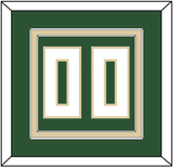Milwaukee Number - Green Icon - Double Mat 2