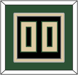 Milwaukee Number - Black Statement - Double Mat 3