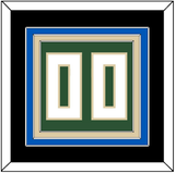 Milwaukee Number - Green Icon - Triple Mat 2