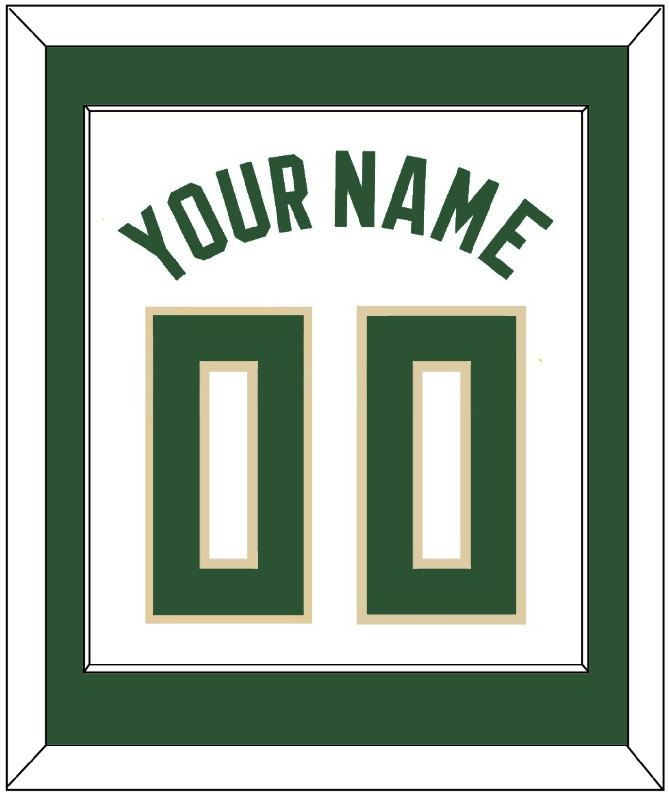 Milwaukee Name & Number - White Association - Essential Tier 1