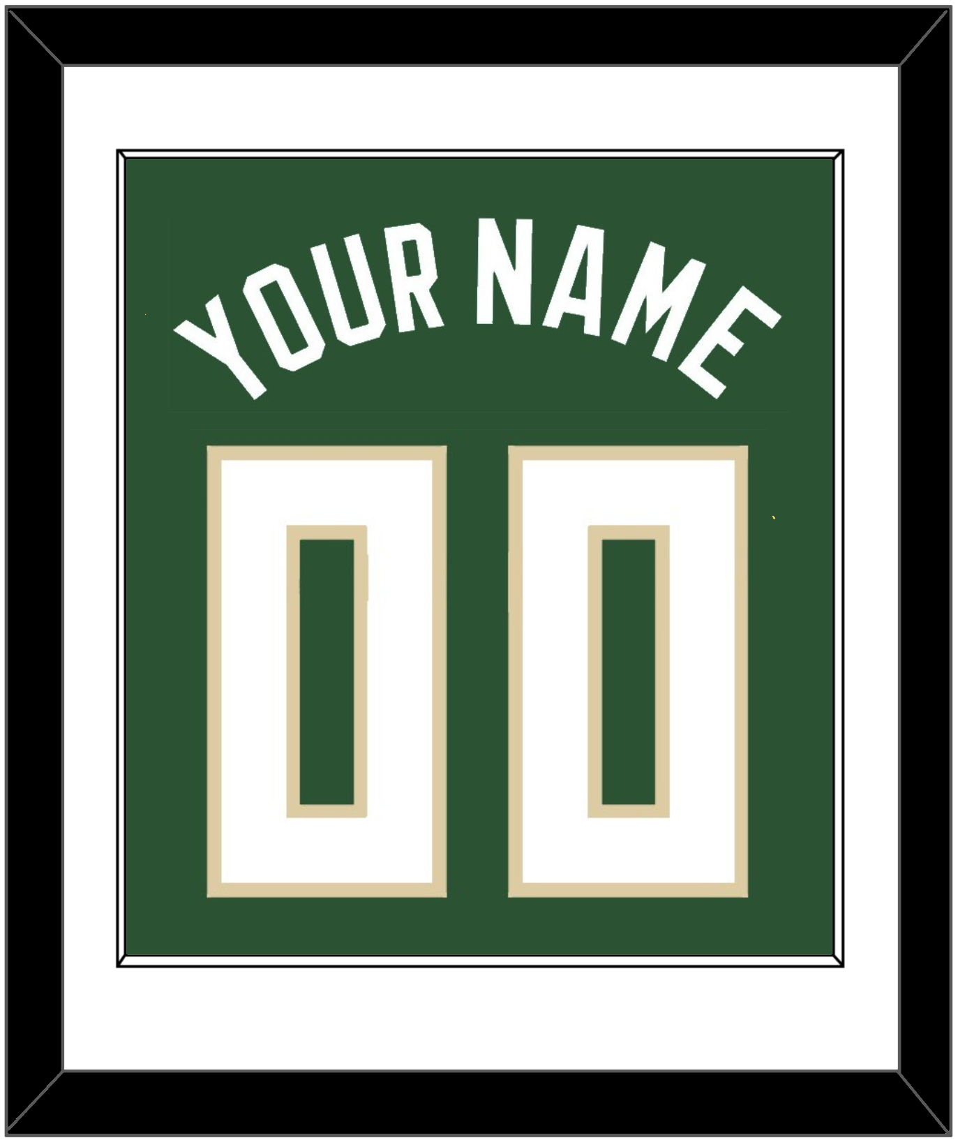 Milwaukee Name & Number - Green Icon - Essential Tier 1