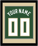 Milwaukee Name & Number - Green Icon - Single Mat 2