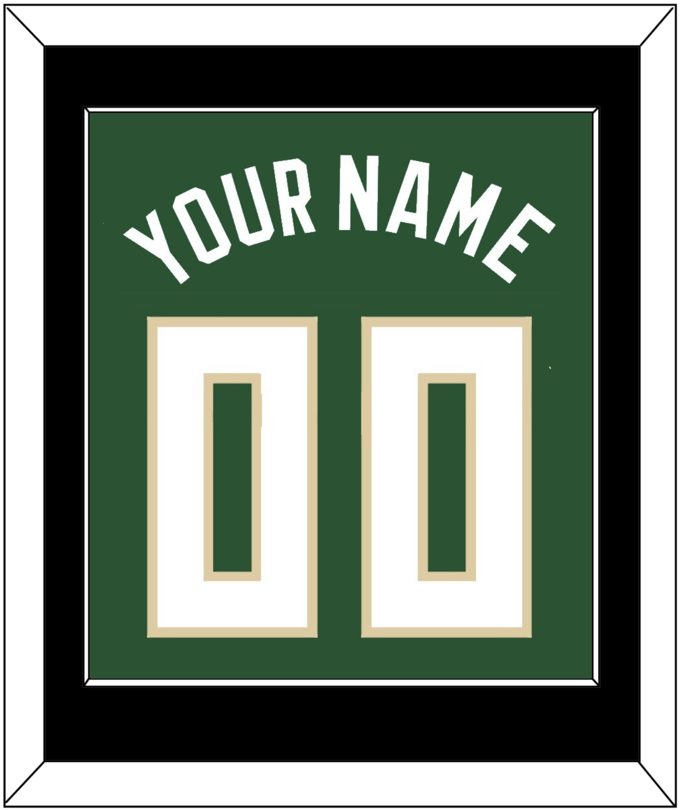 Milwaukee Name & Number - Green Icon - Essential Tier 3