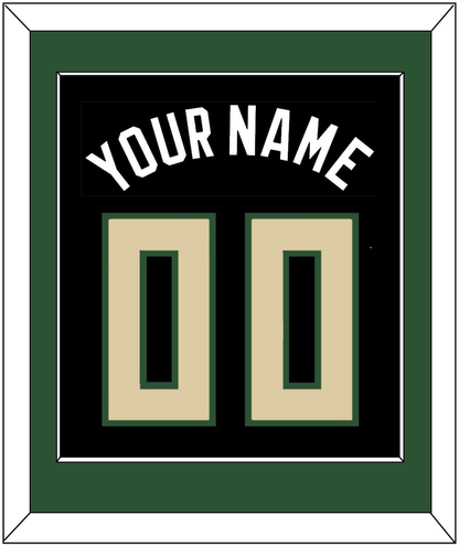 Milwaukee Name & Number - Black Statement - Essential Tier 2